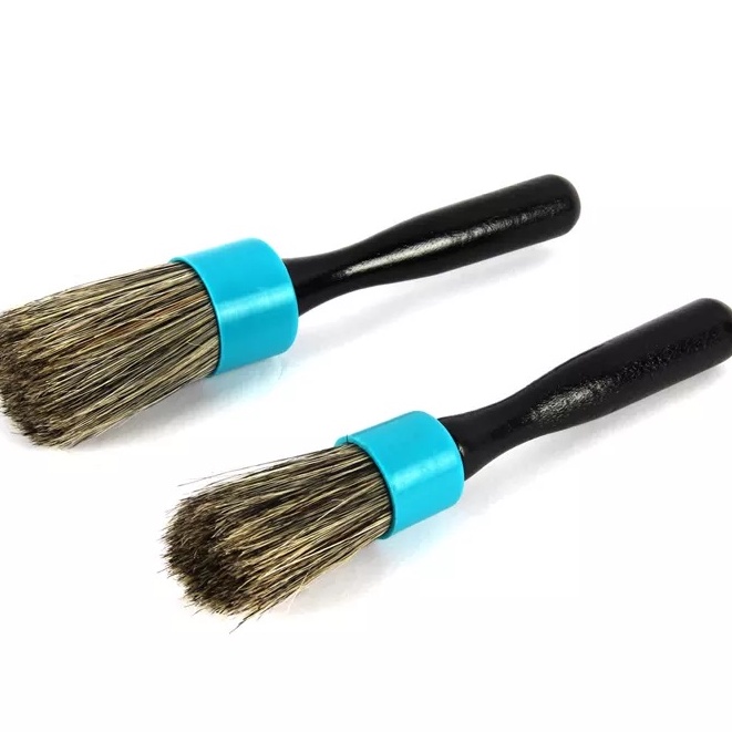 愛車美ultra Soft Boar Bristles Detailing Brushes豬毛刷af細節刷 鋁圈刷 蝦皮購物 