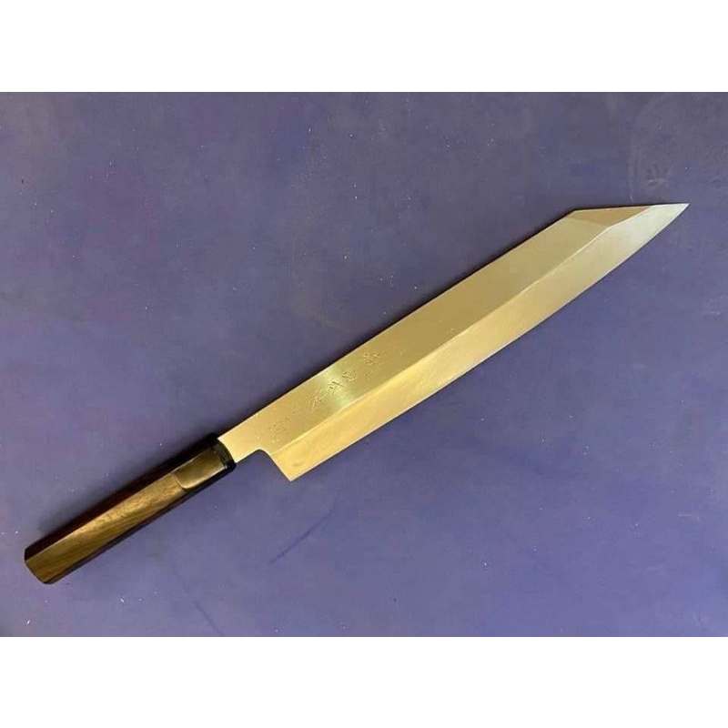 超稀有城山刃物特別訂製白一鋼本燒300mm 兩鏡面（頂級手工刃付） 堪所