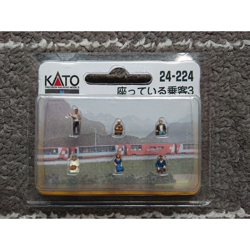 KATO 24-224【a】坐著的乘客3 N規人形人物模型. | 蝦皮購物