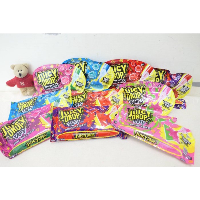 【Sunny Buy寶貝館】 現貨 Juicy drop Taffy 酸味 趣味糖 軟糖+糖漿筆 57g 邊吃邊沾 蝦皮購物