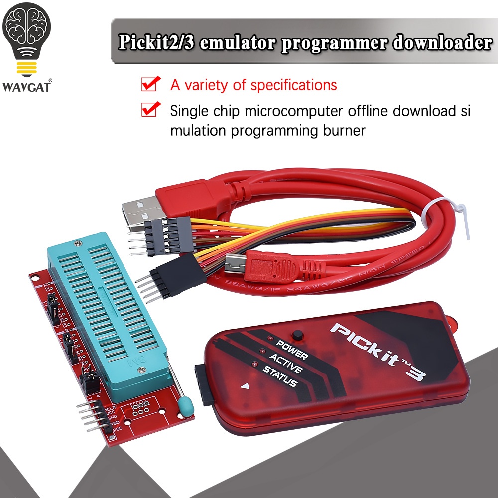 Pickit2 PICKIT3 PICKit3.5 編程器 + PIC ICD2 PICKIT 2 PICKIT 3 P | 蝦皮購物
