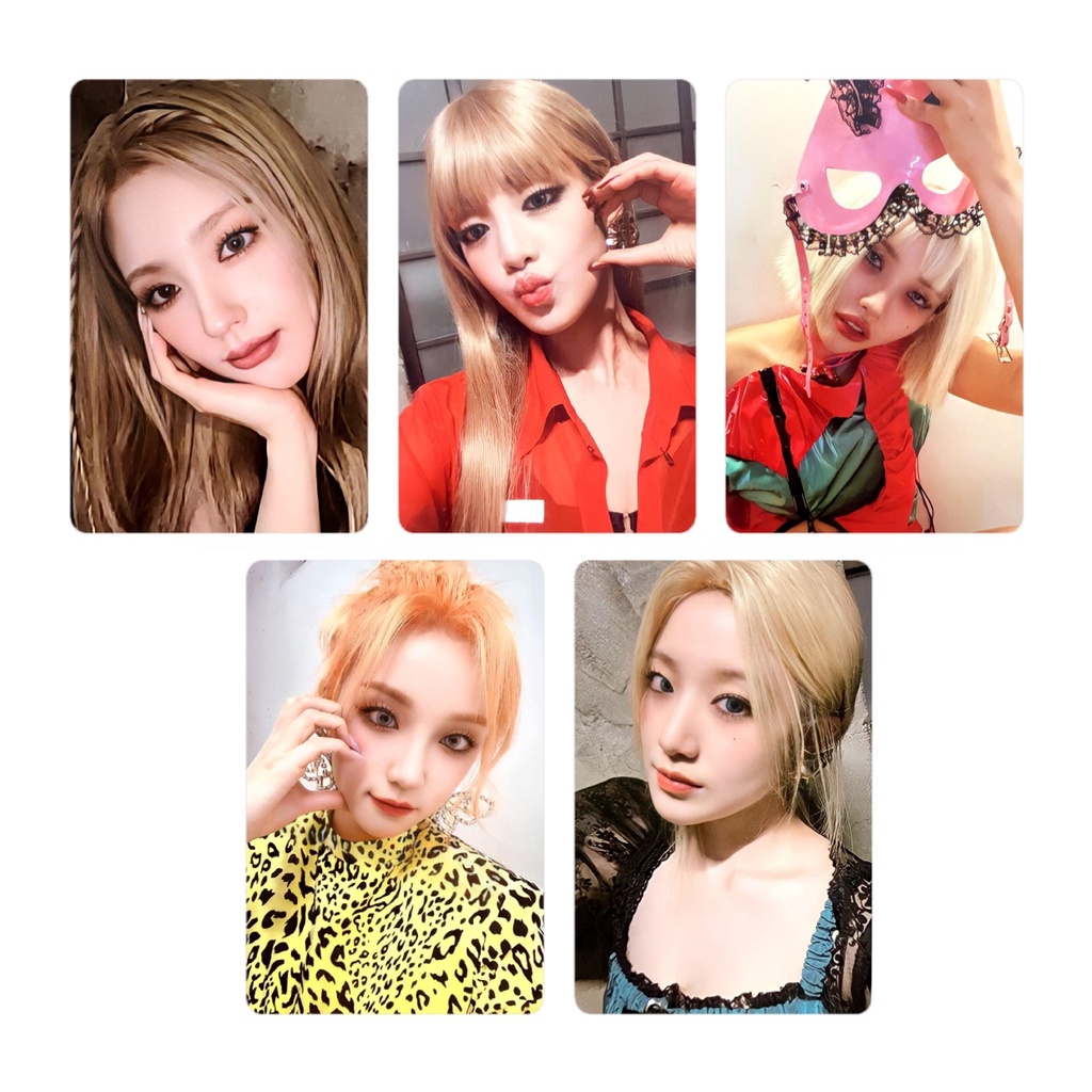 (G)I-DLE 女娃2ND組合特典卡MINNIE葉舒華SHUHUA宋雨琦YUQI田曉娟 | 蝦皮購物