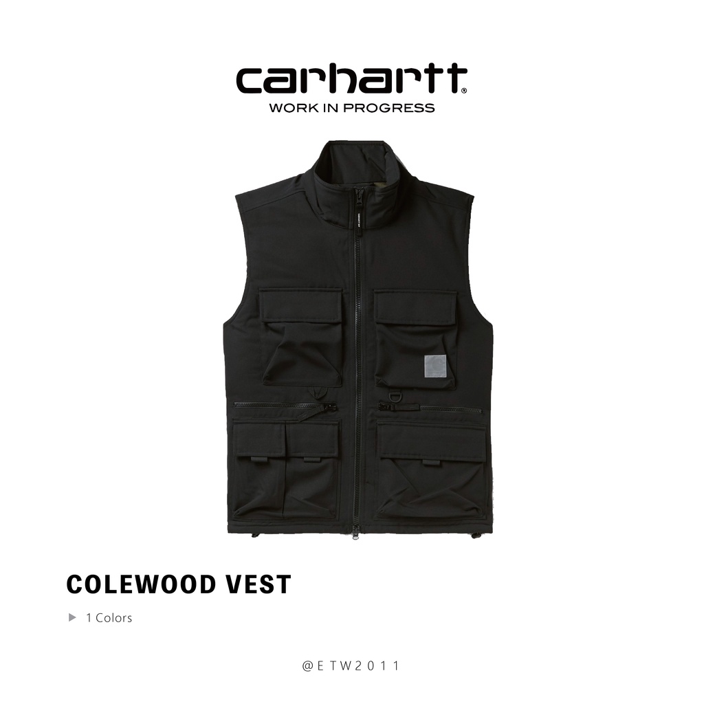 ☆ETW☆【台中店】CARHARTT WIP Colewood Vest 工裝多口袋防風背心現貨