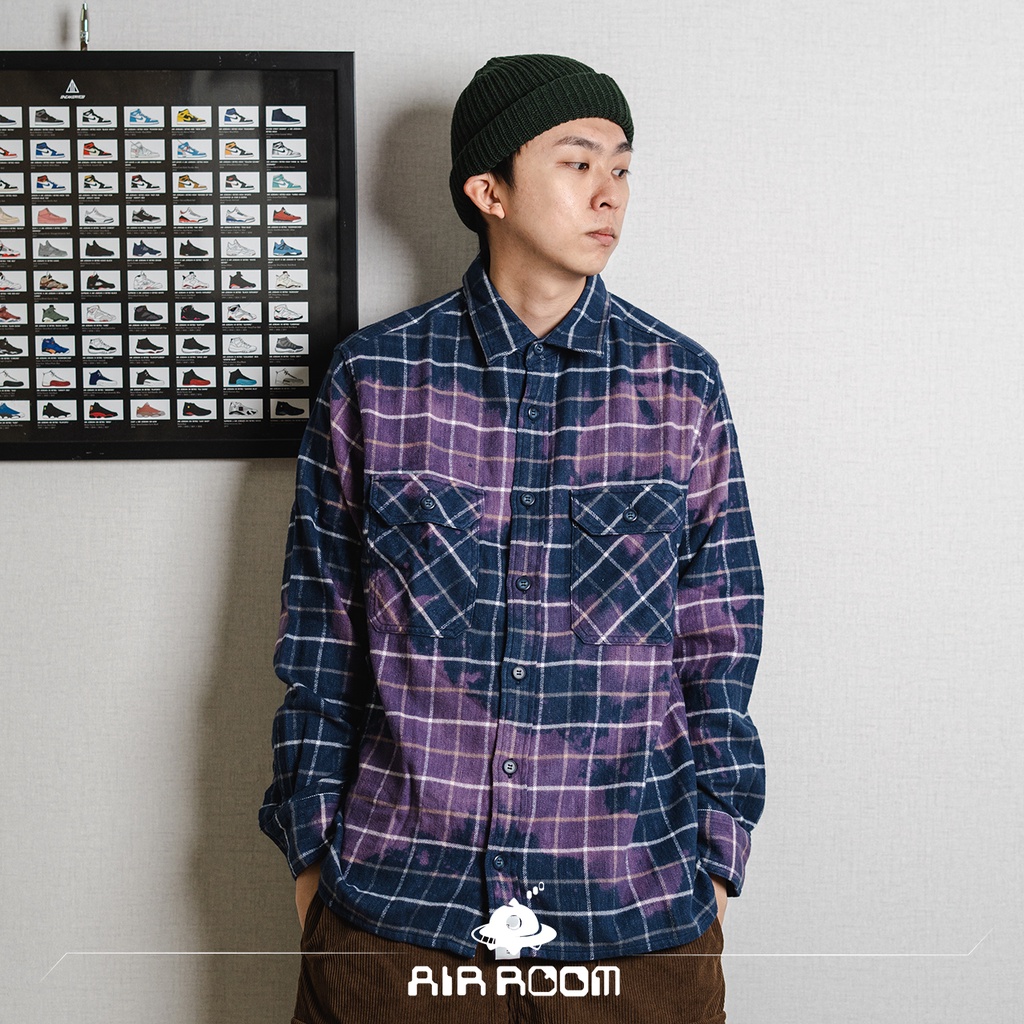 DESCENDANT】MOSS CHECK LS SHIRT-