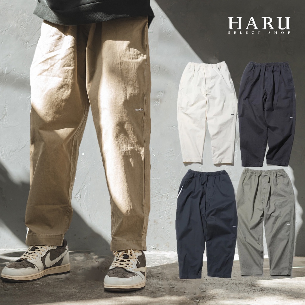 秋冬新品NAUTICA Easy Chino Pants II 素色鬆緊小刺繡錐形褲工作褲附