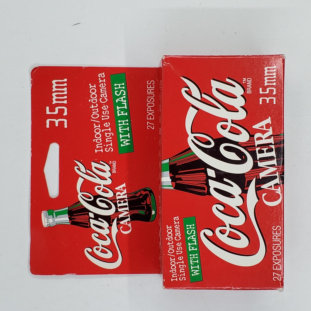 Coca Cola 可口可樂 35MM Single Use Camera With Flash 1998 版本 全新 蝦皮購物