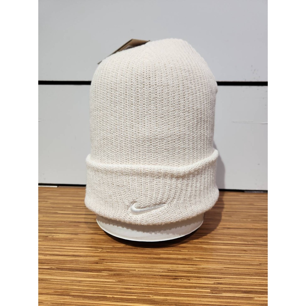 清大億鴻】NIKE NSW BEANIE毛帽DV3342-030米白色| 蝦皮購物