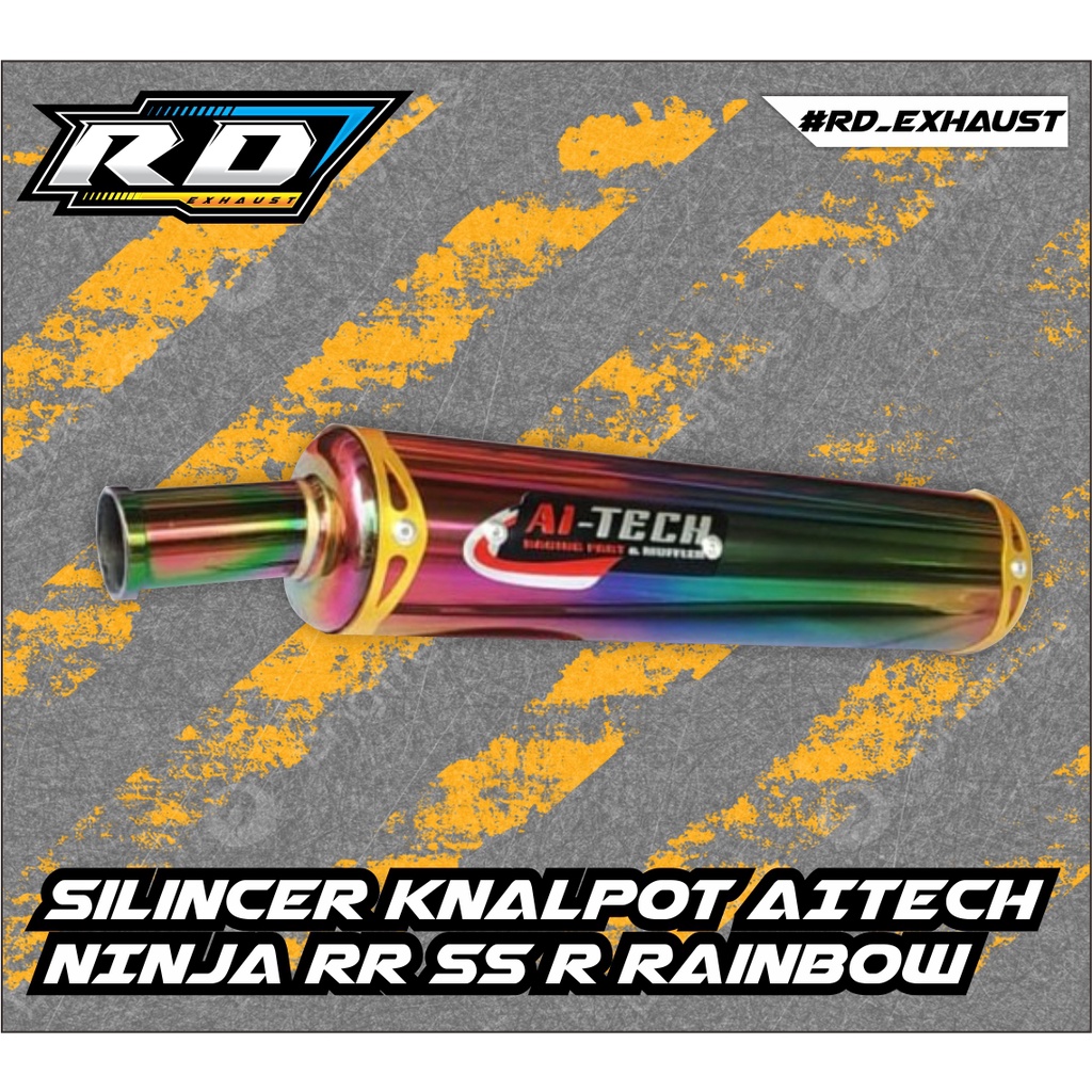 Aitech NINJA RR SS R 彩虹排氣缸 | 蝦皮購物