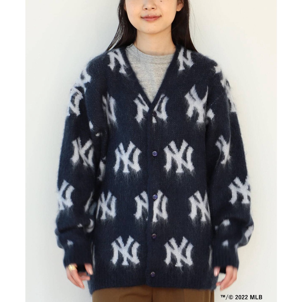 全新) NEEDLES BEAMS BOY / MLB 別注Mohair Cardigan 洋基針織日系日限| 蝦皮購物