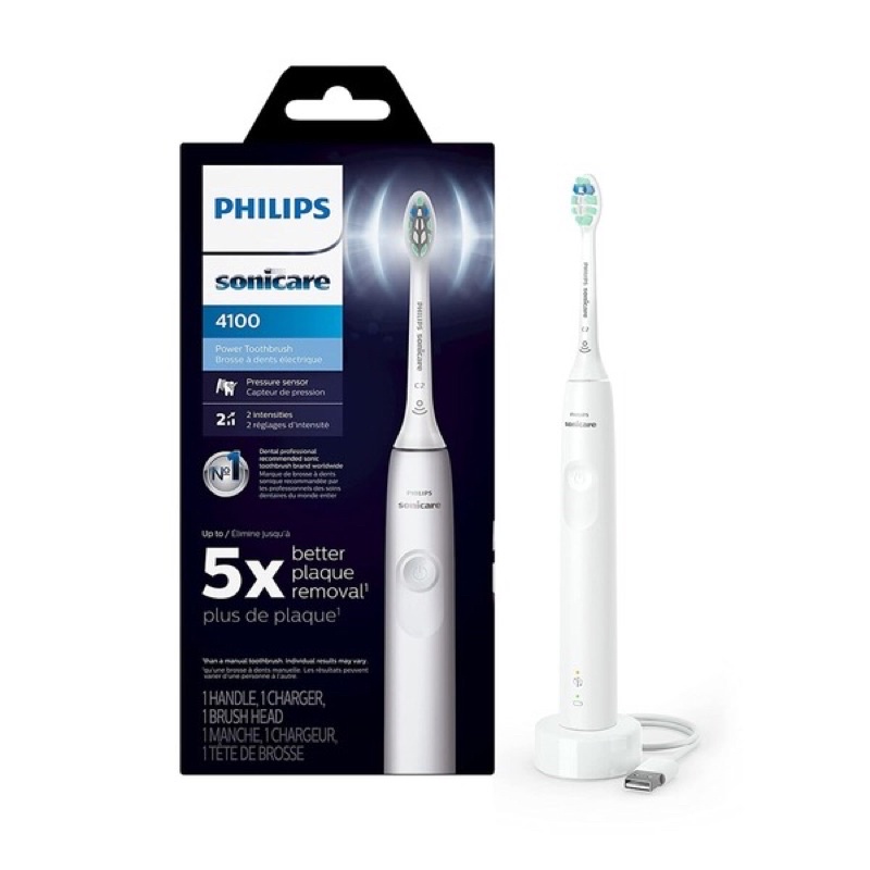 全新philips 飛利浦 Protectiveclean Sonicare 4100 電動牙刷 Hx3681 充電 蝦皮購物