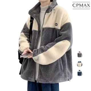 【CPMAX】 原宿風毛毛外套 保暖外套 情侶裝 冬裝 男裝 日系立領潮流絨毛外套 長袖外套 加厚棉袄【C224】