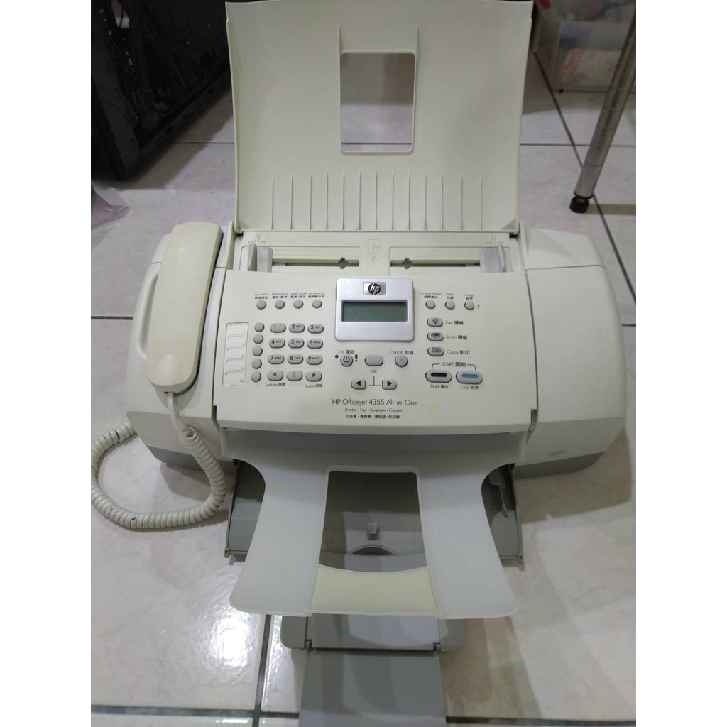 HP Officejet 4355 Allinone 掃描列印影印傳真多功能彩色噴墨事務機/印表機 蝦皮購物