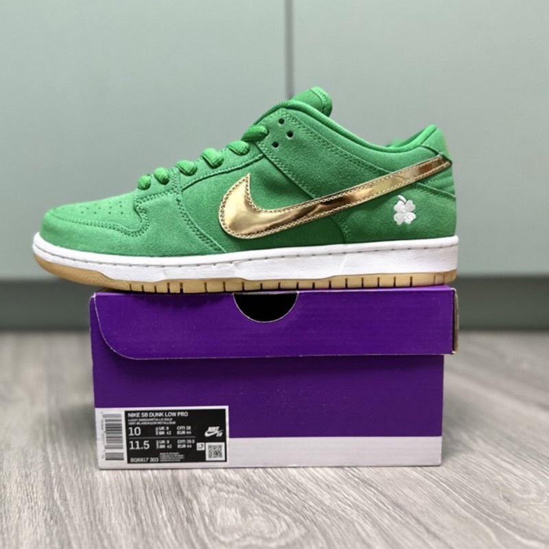 Nike Dunk SB US10 28cm St. Patrick's Day Lucky BQ6817 303 | 蝦皮購物