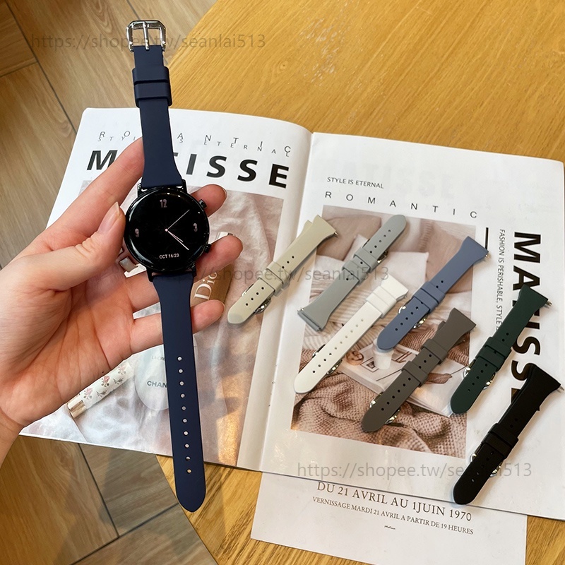 Xiaomi S1 /S1 Active 矽膠方扣錶帶 小米手錶運動版 Amazfit GTR 4 3 22mm錶帶 | 蝦皮購物
