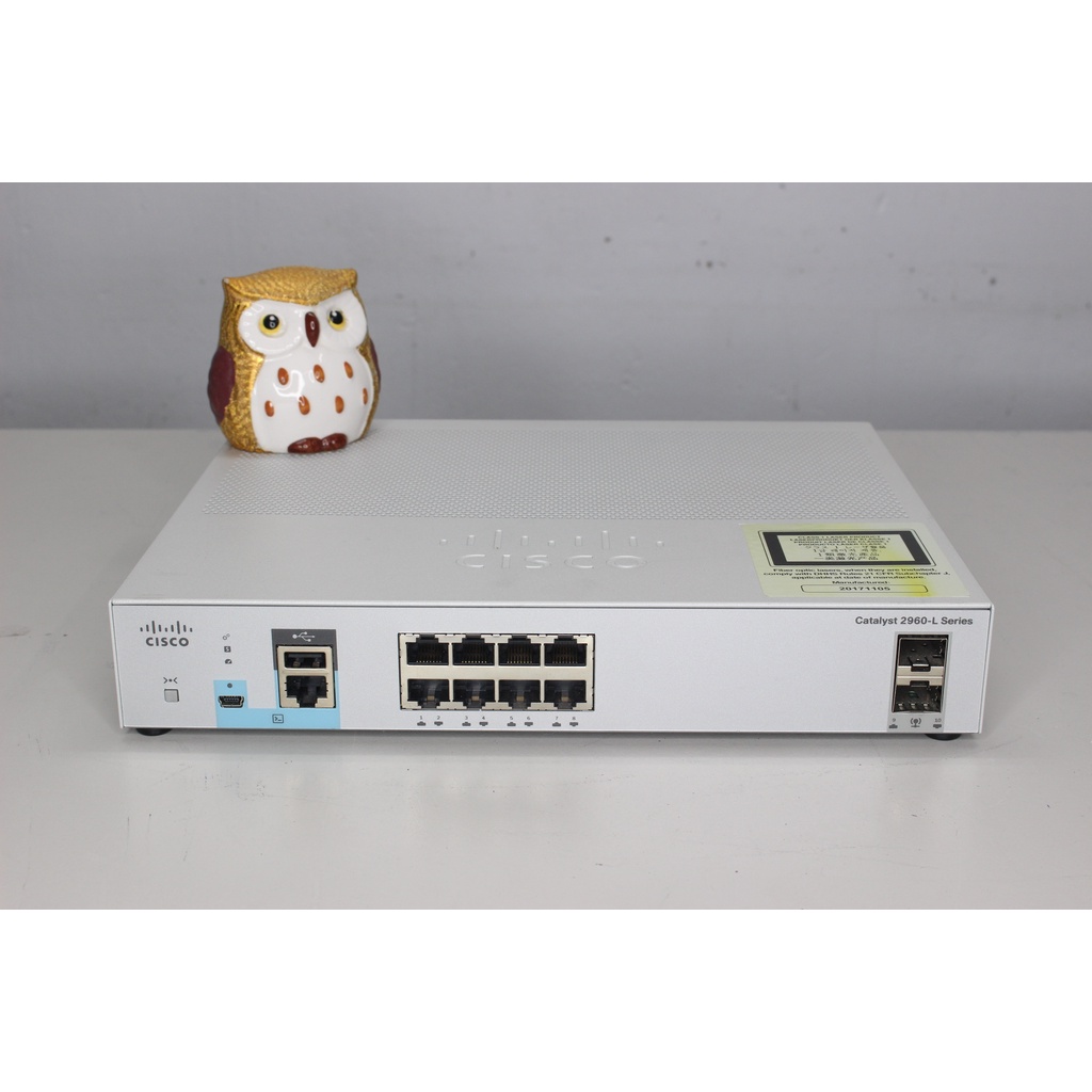 CISCO WS-C2960L-8TS-LL 8 Port GigE 10/100/1000 2 x SFP Ether | 蝦皮購物