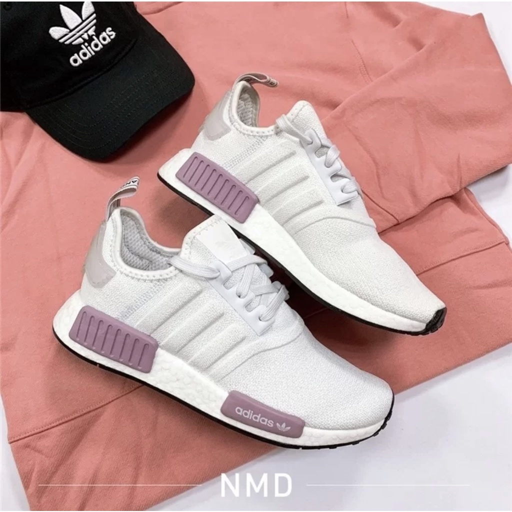 Adidas nmd r1 2025 womens white purple