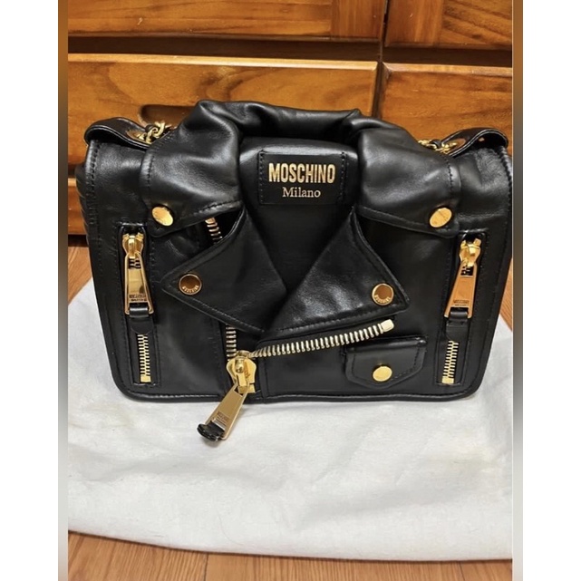 Moschino jacket bag replica on sale