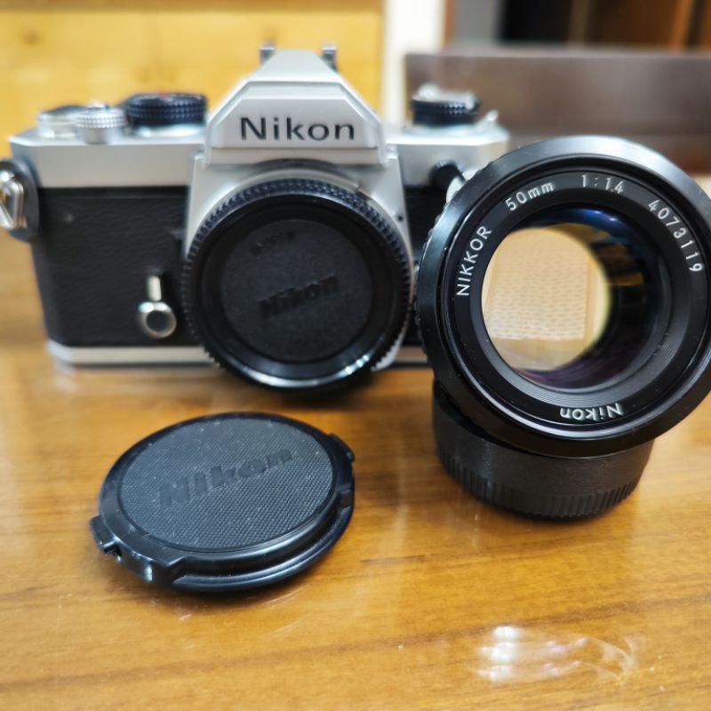 Nikon Fm 漂亮銘機+ 50mm F1.4 Ai 標準人像大光圈| 蝦皮購物