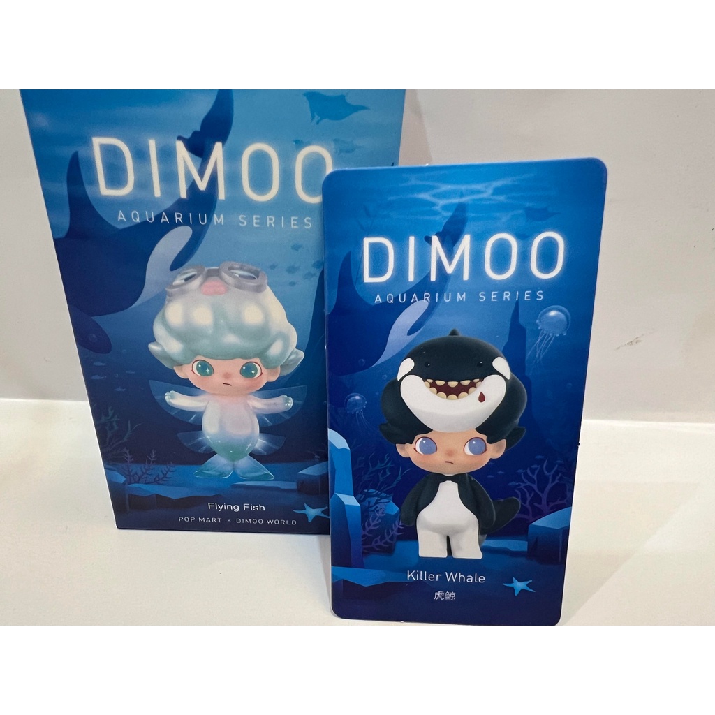 （拆盒未拆袋）盲盒 Dimoo 水族館系列 虎鯨 POPMART 泡泡瑪特 | 蝦皮購物