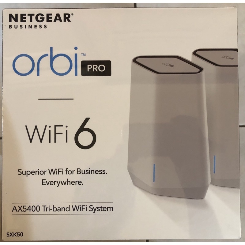 NETGEAR Orbi Pro SXK50 三頻AX5400 WiFi 6 Mesh 延伸系統| 蝦皮購物