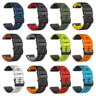 Garmin Fenix 7x Armband Silikon Armband Für Garmin Fenix 5/6/7/Epix Pro – Quick Fit, Sportarmband, Bequem Garmin Fenix 7X Sapphire Solar Armband