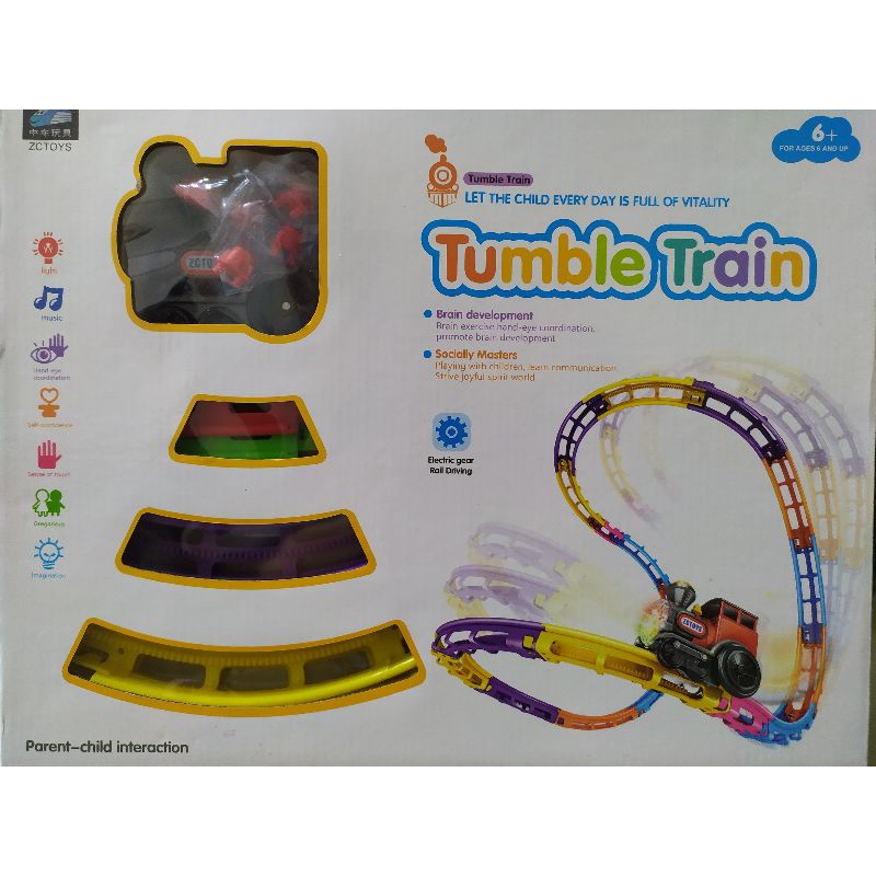 Tumble Train,玩具火車組,燈光和聲音,可調式火車軌道 (聖誕禮物 交換禮物) | 蝦皮購物