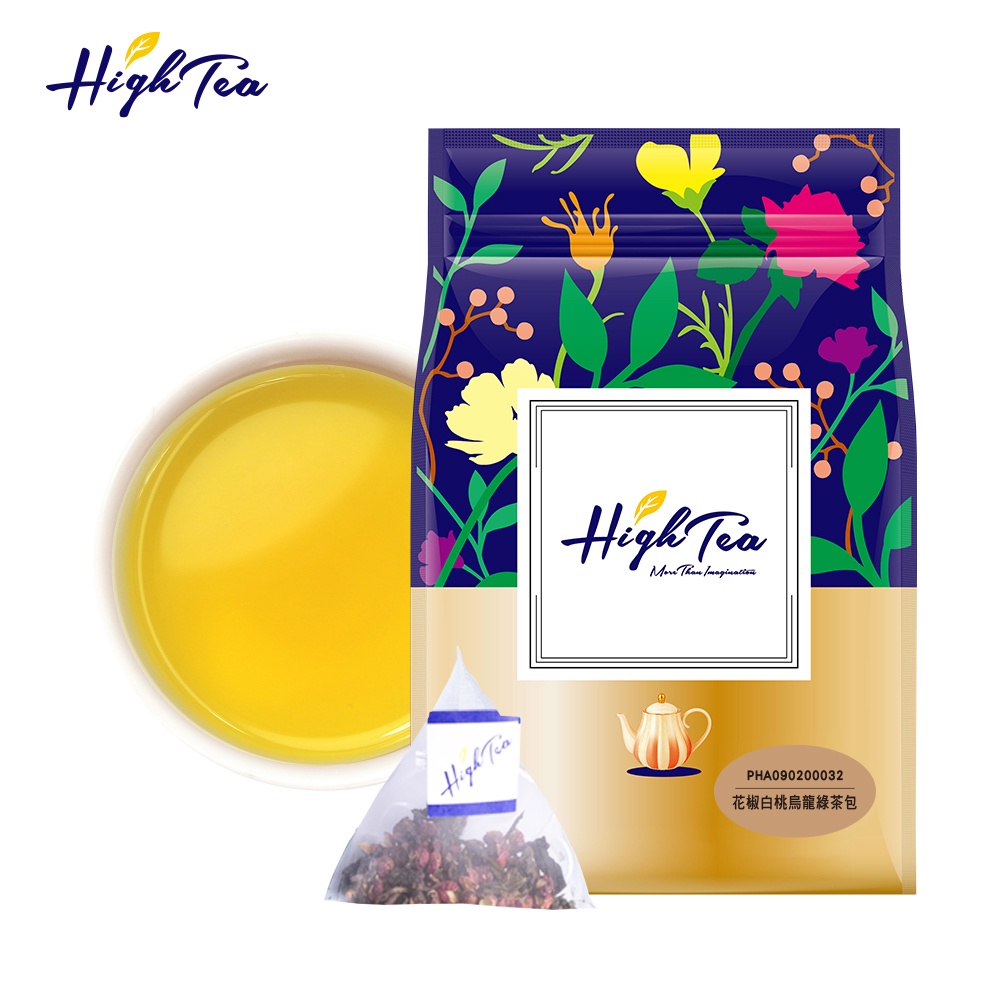 High Tea】花椒白桃烏龍綠茶x 12入/袋茶包綠茶烏龍茶花椒| 蝦皮購物