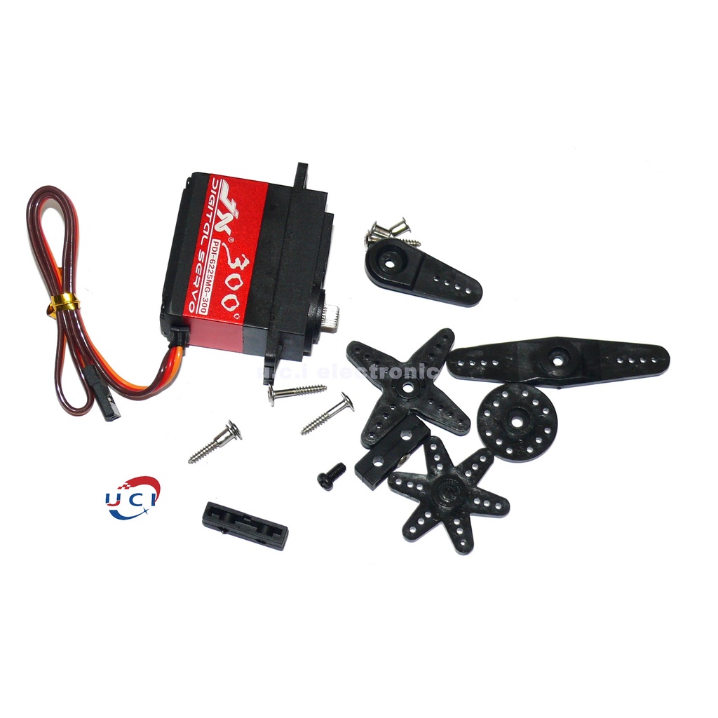 UCI電子】(L-34) JX舵機JX Servo PDI 6225MG 300度25大扭力金屬舵機