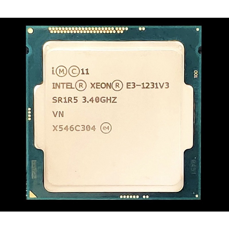 Intel Xeon E3-1231 v3 3.4G SR1R5 1150 80W 四核心八線正式版