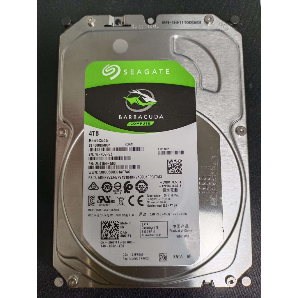 Seagate】ST4000DM004 3.5吋硬碟4TB(新品&良品) | 蝦皮購物