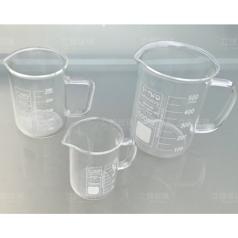 有柄燒杯 握柄燒杯 實驗燒杯 握把燒杯 低型燒杯 高型燒杯 量杯 實驗器材 | 蝦皮購物