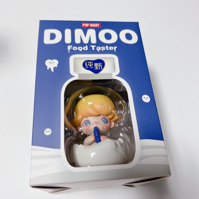 E老闆⭐️POPMART 泡泡瑪特 Dimoo 純甄酸奶聯名 饞嘴品鑒官 | 蝦皮購物