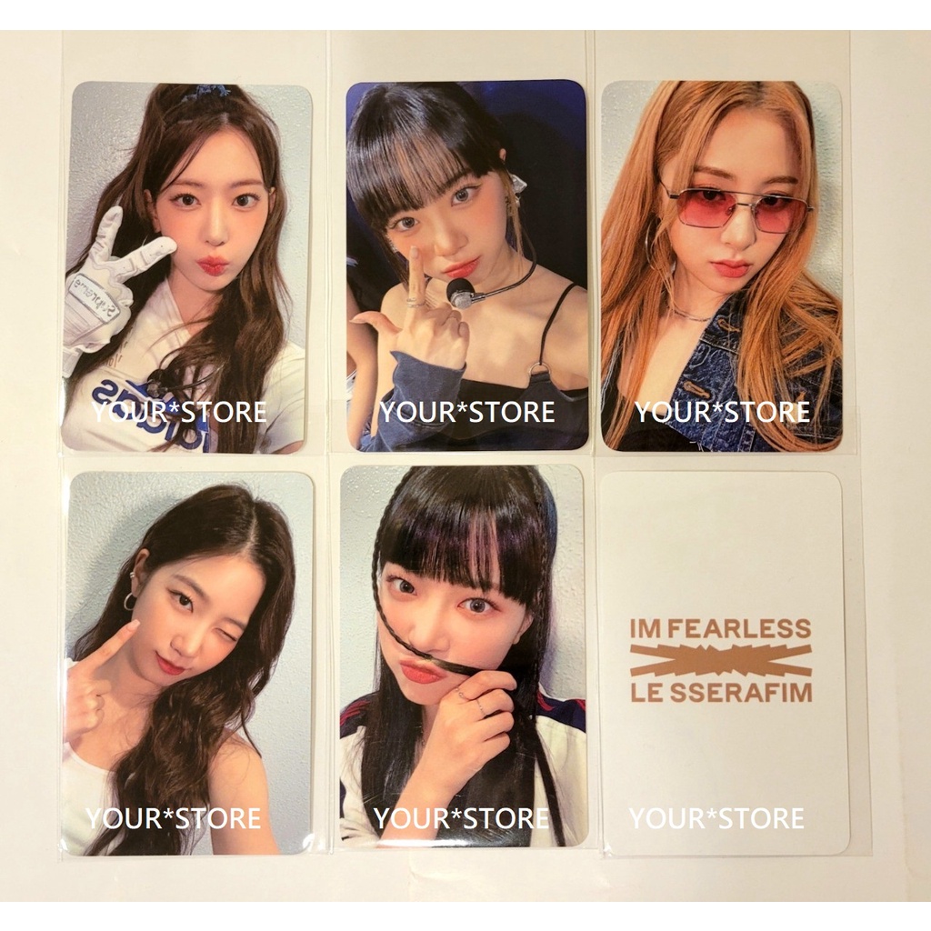 LE SSERAFIM ANTIFRAGILE K4LD 幸運卡Ktown4U 特典卡櫻花采源