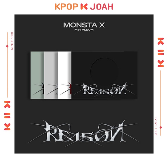 MONSTA X - Mini 12th Album [REASON] | 蝦皮購物