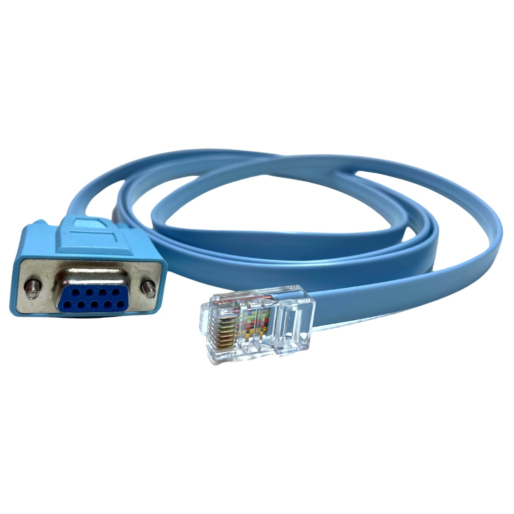 Console 控制線 適 CISCO - 1.5米 DB9母 RS232 轉 RJ45 公接頭 控制線 扁線 網路設備 | 蝦皮購物
