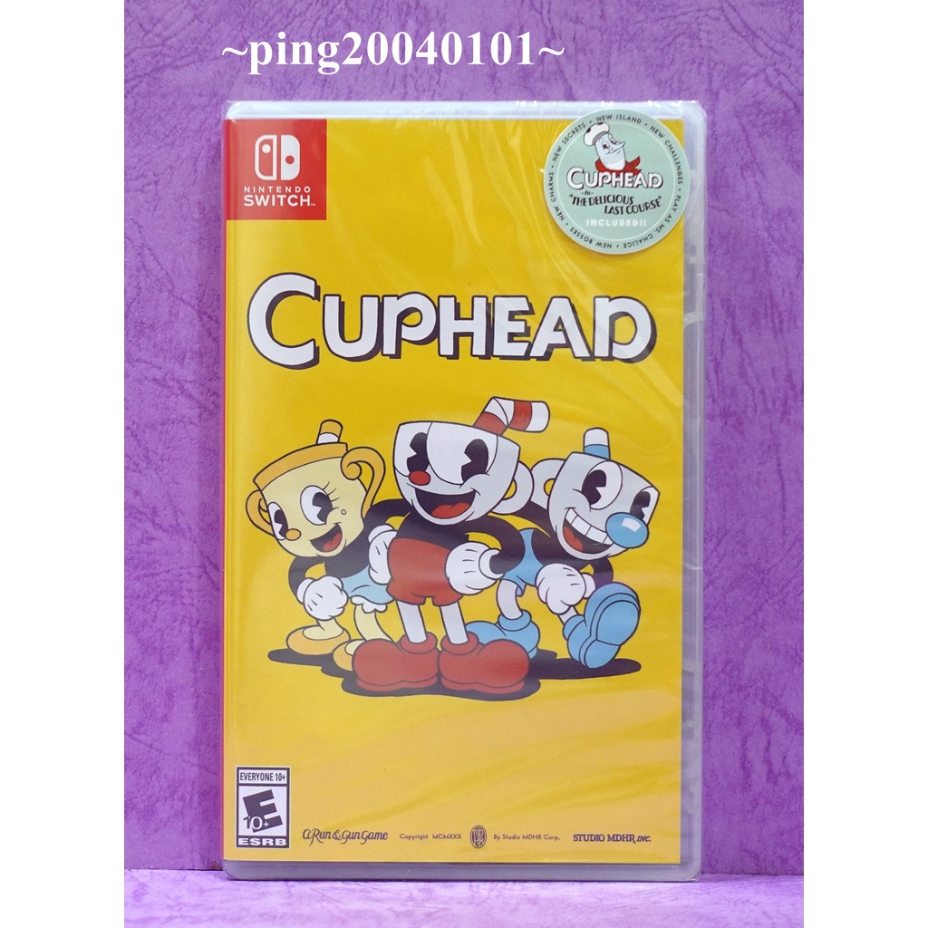 ☆小瓶子玩具坊☆Nintendo Switch / NS全新未拆封卡匣--Cuphead 茶杯頭