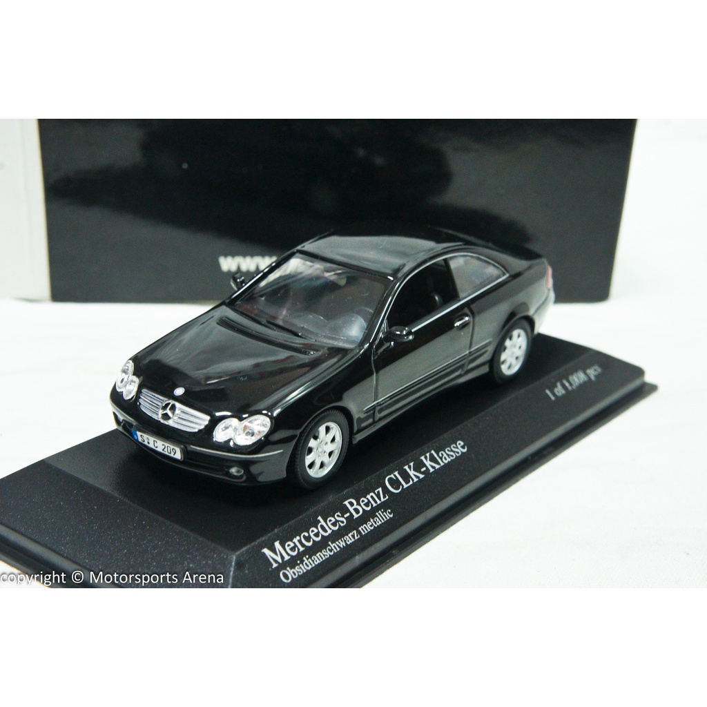 現貨特價】1:43 Minichamps Mercedes Benz CLK Class C209 2001 | 蝦皮購物