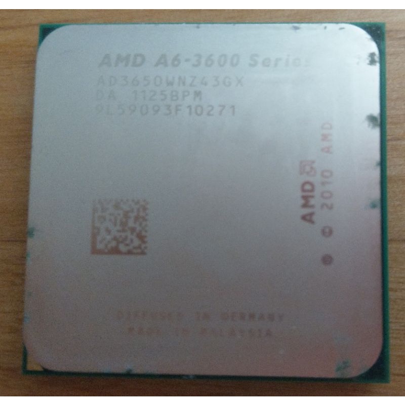 AMD A6-3600 CPU | 蝦皮購物