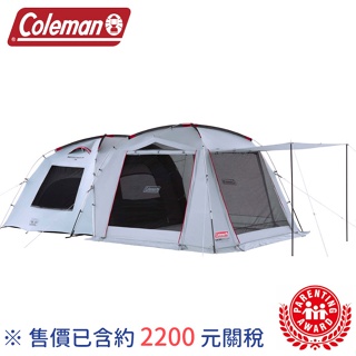 售價含關稅Coleman 22年新款TOUGH SCREEN 2-ROOM MDX+ LDX+ 4人帳篷6人