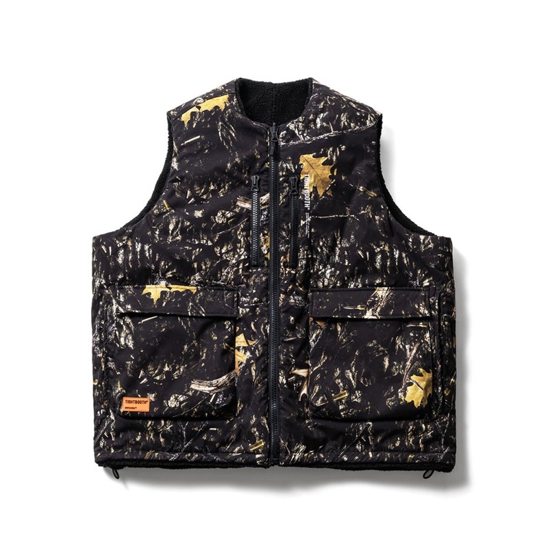 KUTINAWA] TIGHTBOOTH - BULLET CAMO REVERSIBLE VEST | 蝦皮購物