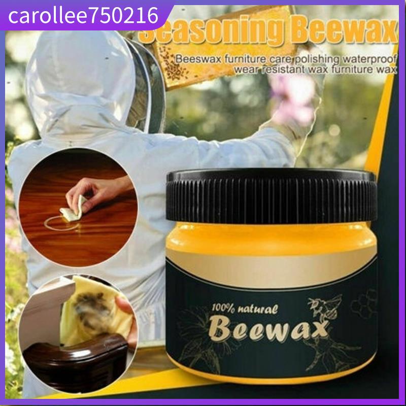 Wood Seasoning Beewax Natural Beeswax Seasoner Care Solution 蝦皮購物