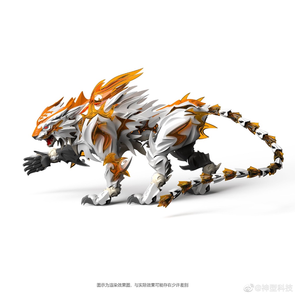 現貨【BRUCE】神型科技山海經青龍墨境仙古白龍白虎組裝模型| 蝦皮購物