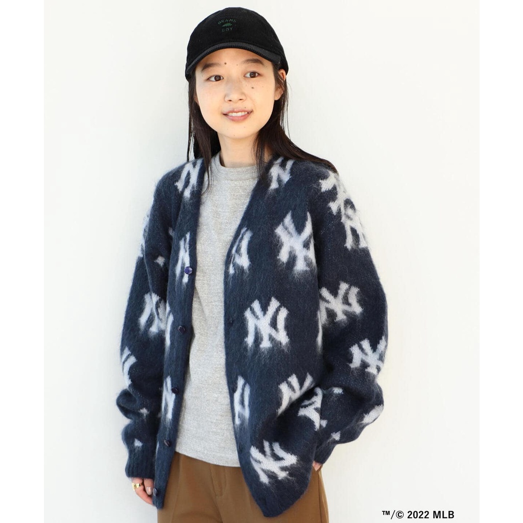 全新) NEEDLES BEAMS BOY / MLB 別注Mohair Cardigan 洋基針織日系日限| 蝦皮購物