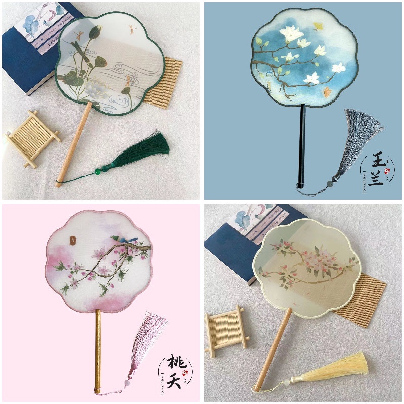 扇子 古風手扇 古風半透明長柄團扇 漢服古著舞蹈扇 超仙異形扇 古風宮扇 半透明團扇 漢服舞蹈表演扇 古著旗袍拍照道具 | 蝦皮購物