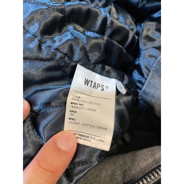 已售出///WTAPS 19AW 187 Jacket M Cotton Denim | 蝦皮購物