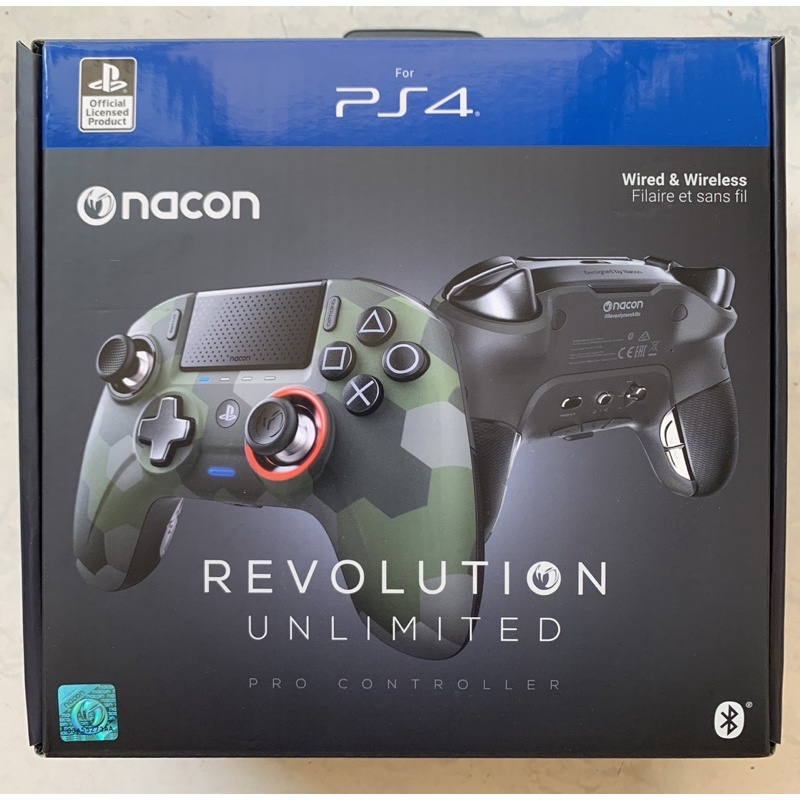 Nacon revolution unlimited pro controller ps4 pc無線手把 Sony 認證