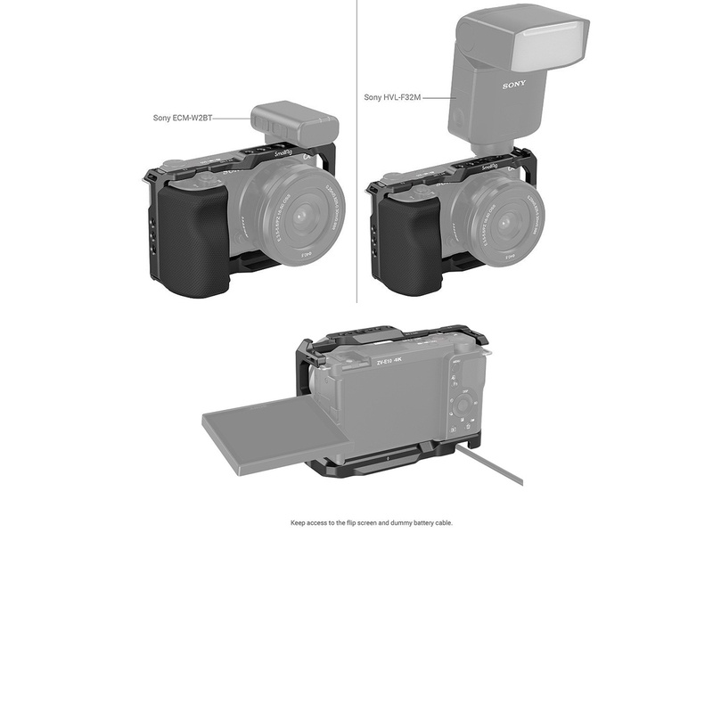 三重☆大人氣☆ SmallRig 3538 B專用承架兔籠帶矽膠握把專用提籠兔籠