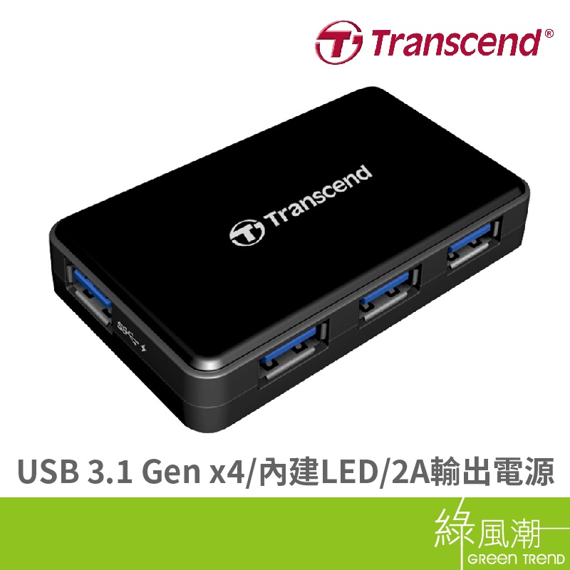 Transcend 創見 TS-HUB3K USB 3.0 4埠 4孔 4Port HUB集線器 USB擴充 黑 | 蝦皮購物