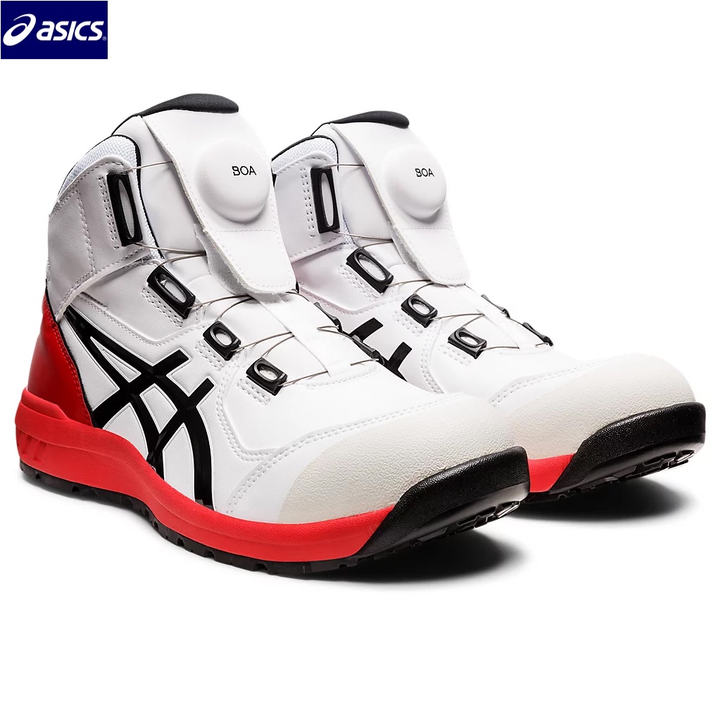 Asics 亞瑟士 BOA 快旋鈕 CP304 高筒 Gel 輕量 防護鞋 工作鞋 塑鋼 寬楦 1271A030-100 | 蝦皮購物