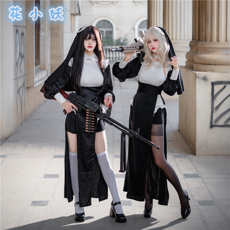 【熱賣下殺】修女cos 鬼修女cos服 chowbie 性感開叉變裝緊身萬聖節修女服裝 抖音同款修女變裝cosplay女 | 蝦皮購物